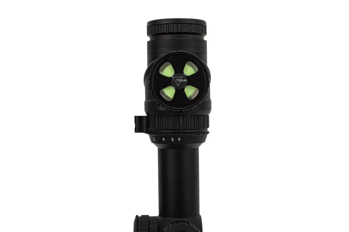 Trijicon AccuPoint 1-6x24 Rifle Scope - Green MOA-Dot Crosshair Reticle - Matte Black - Rifle Scope - view 2