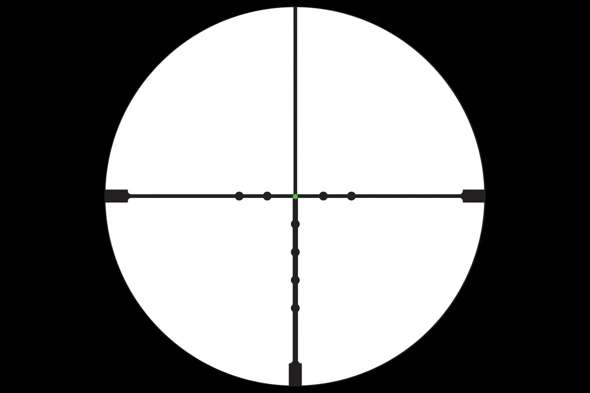 Trijicon AccuPoint 1-6x24 Rifle Scope - Green MOA-Dot Crosshair Reticle - Matte Black - Rifle Scope - view 5