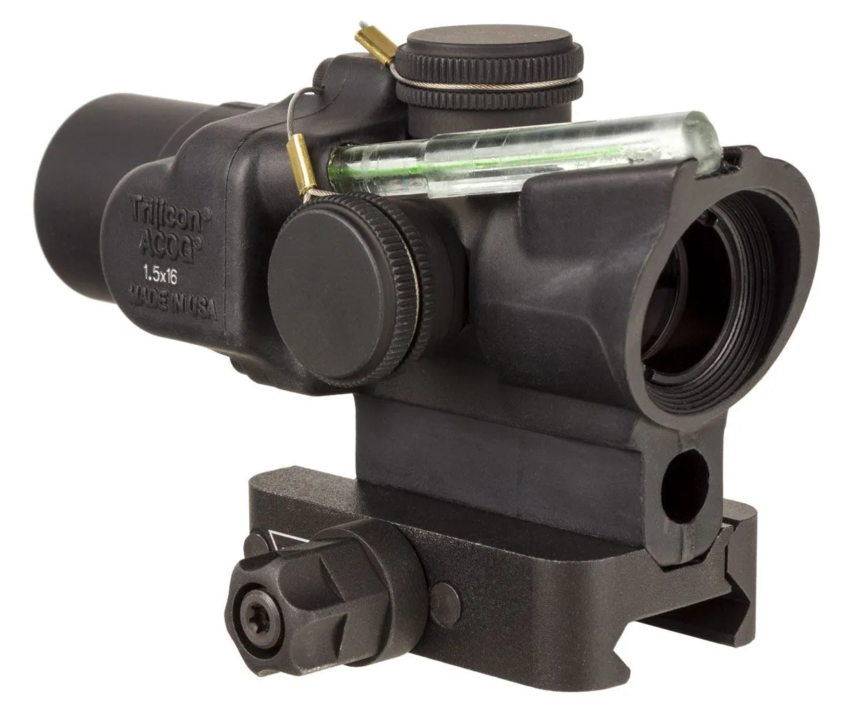 Trijicon ACOG, 1.5X16mm, Dual Illuminated RTR 9mm PCC Reticle, Includes Q-LOC Mount, Black - Rifle Scope - view 2
