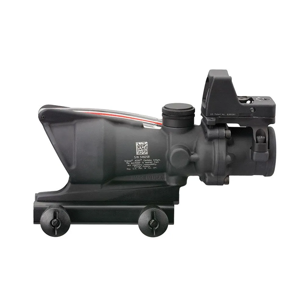 Trijicon ACOG 4x32mm Dual Illuminated Chevron .223 BDC Ballistic Red Rifle Scope w/ RMR - 100549 - Rifle Scope, vista 3