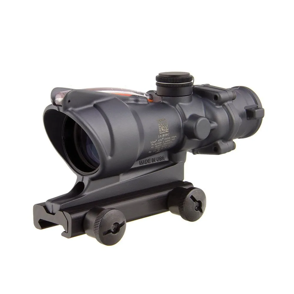 Trijicon ACOG 4x32mm Dual Illuminated Red 5.56/.223 BDC Chevron Rifle Scope, Sniper Gray - 100308 - Rifle Scope - view 2