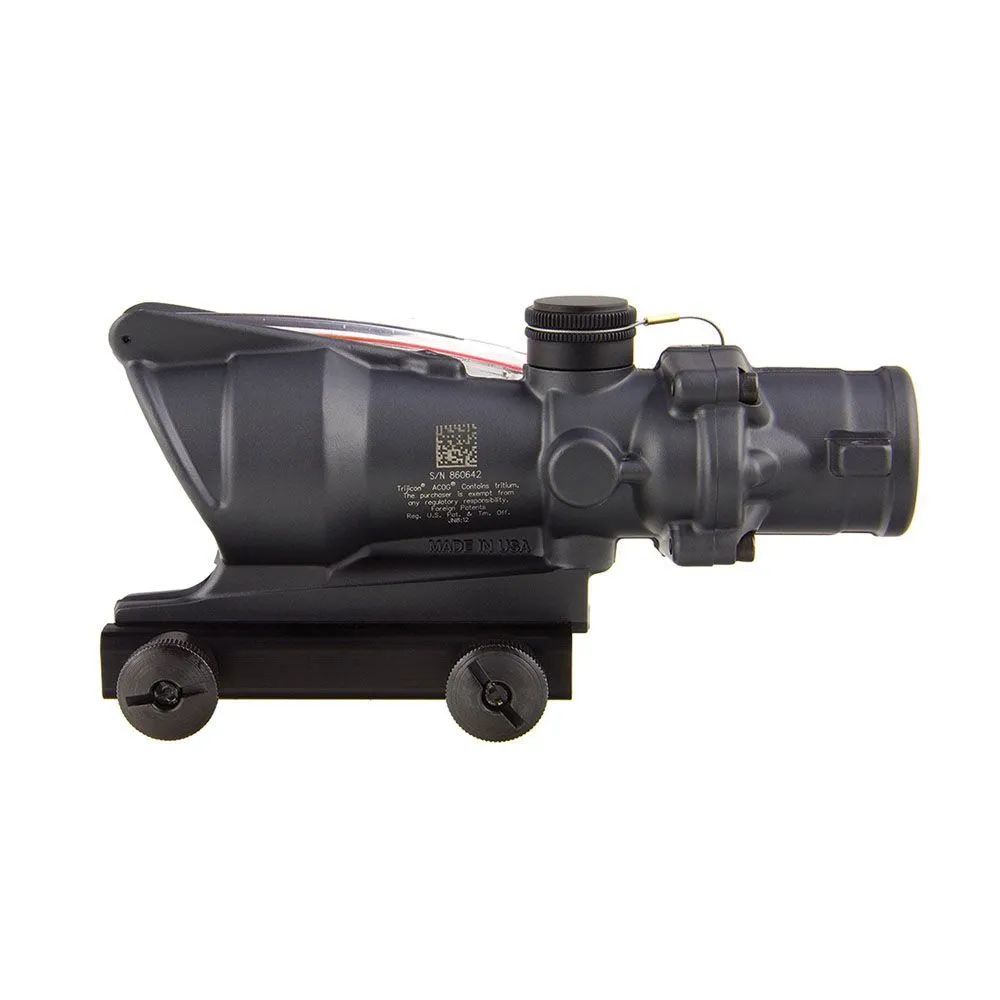 Trijicon ACOG 4x32mm Dual Illuminated Red 5.56/.223 BDC Chevron Rifle Scope, Sniper Gray - 100308 - Rifle Scope - view 3