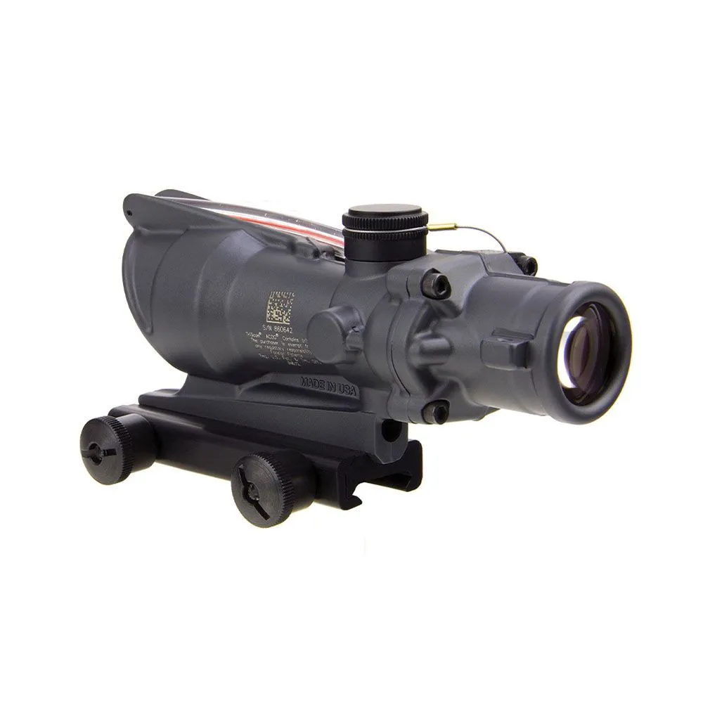 Trijicon ACOG 4x32mm Dual Illuminated Red 5.56/.223 BDC Chevron Rifle Scope, Sniper Gray - 100308 - Rifle Scope - view 4