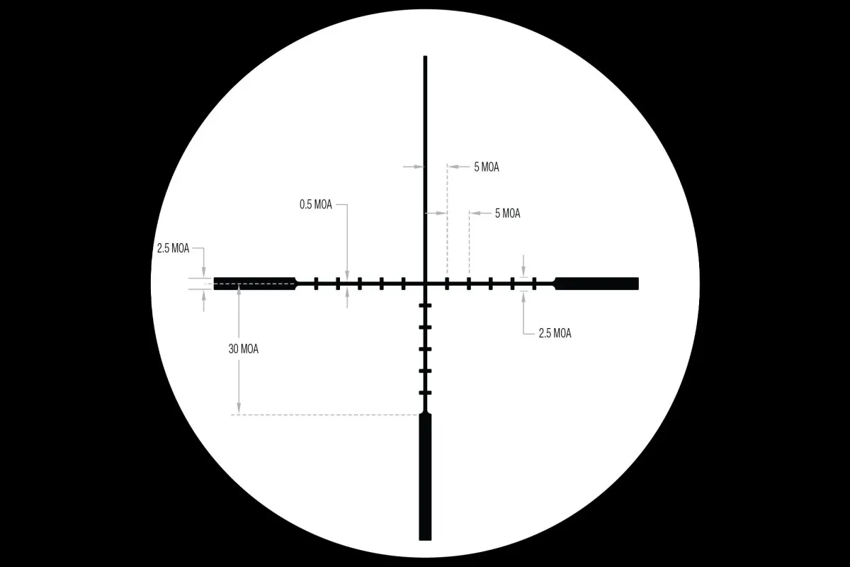 Trijicon Ascent 1-4x24mm BDC Target Holds (SFP) Riflescope - 2800001 - Rifle Scope - view 4