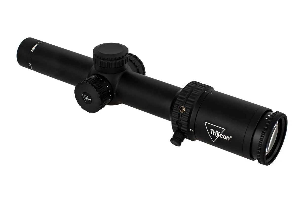 Trijicon Credo 1-4x24 Rifle Scope - Green MRAD Ranging Reticle - Matte Black - Rifle Scope - view 3