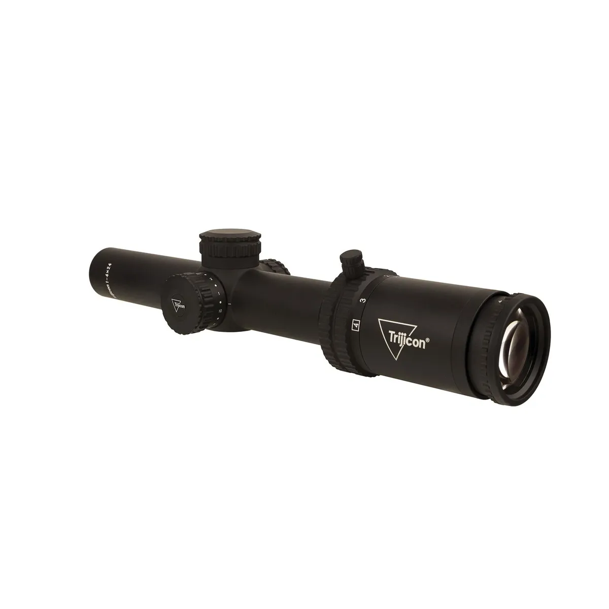 Trijicon Credo 1-4x24 Rifle Scope - Red BDC Segmented Circle Reticle .223 - Matte Black - Rifle Scope - view 3