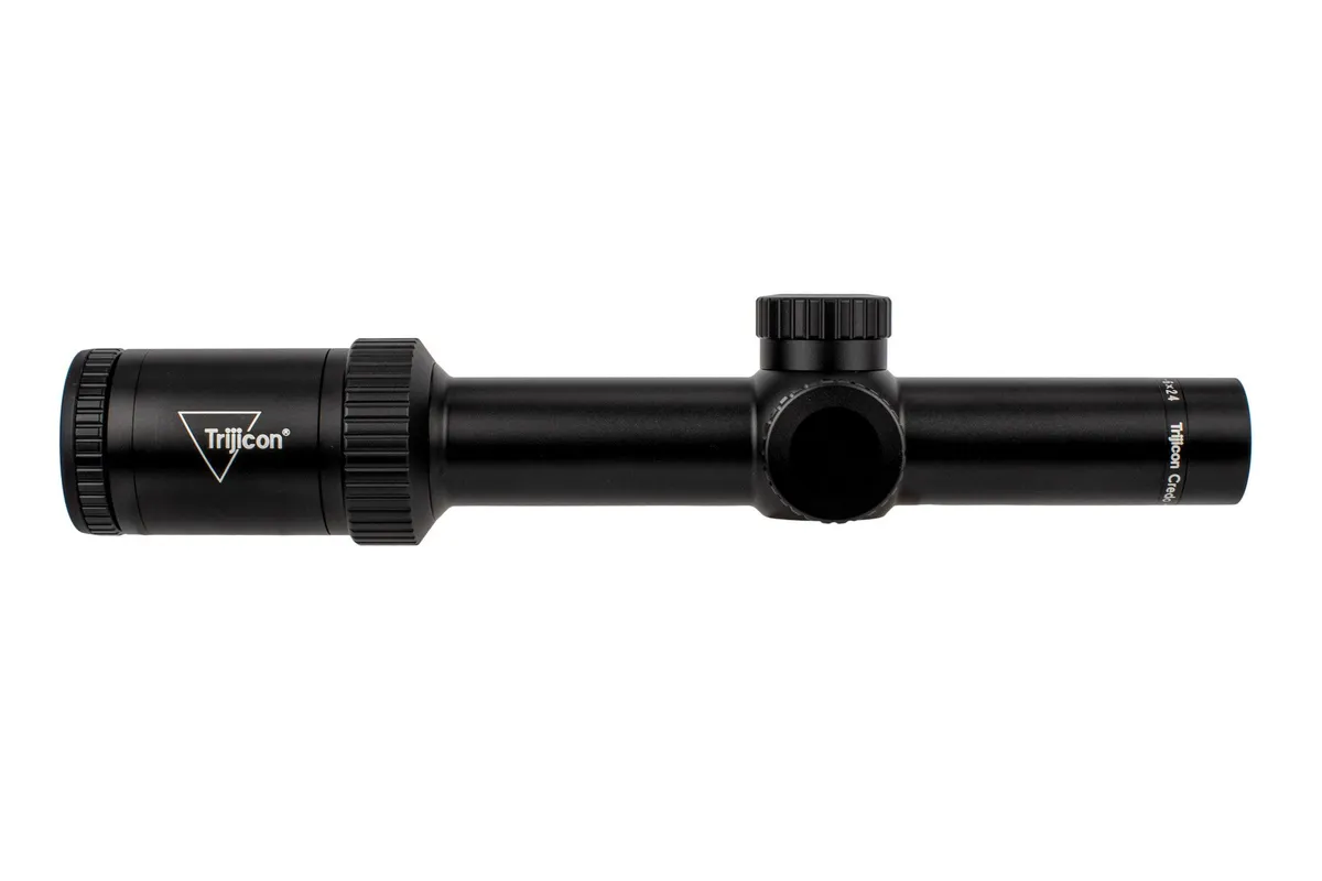 Trijicon Credo HX 1-6x24 FFP Rifle Scope - Green MOA Segmented Circle Reticle - Satin Black - Rifle Scope - view 2