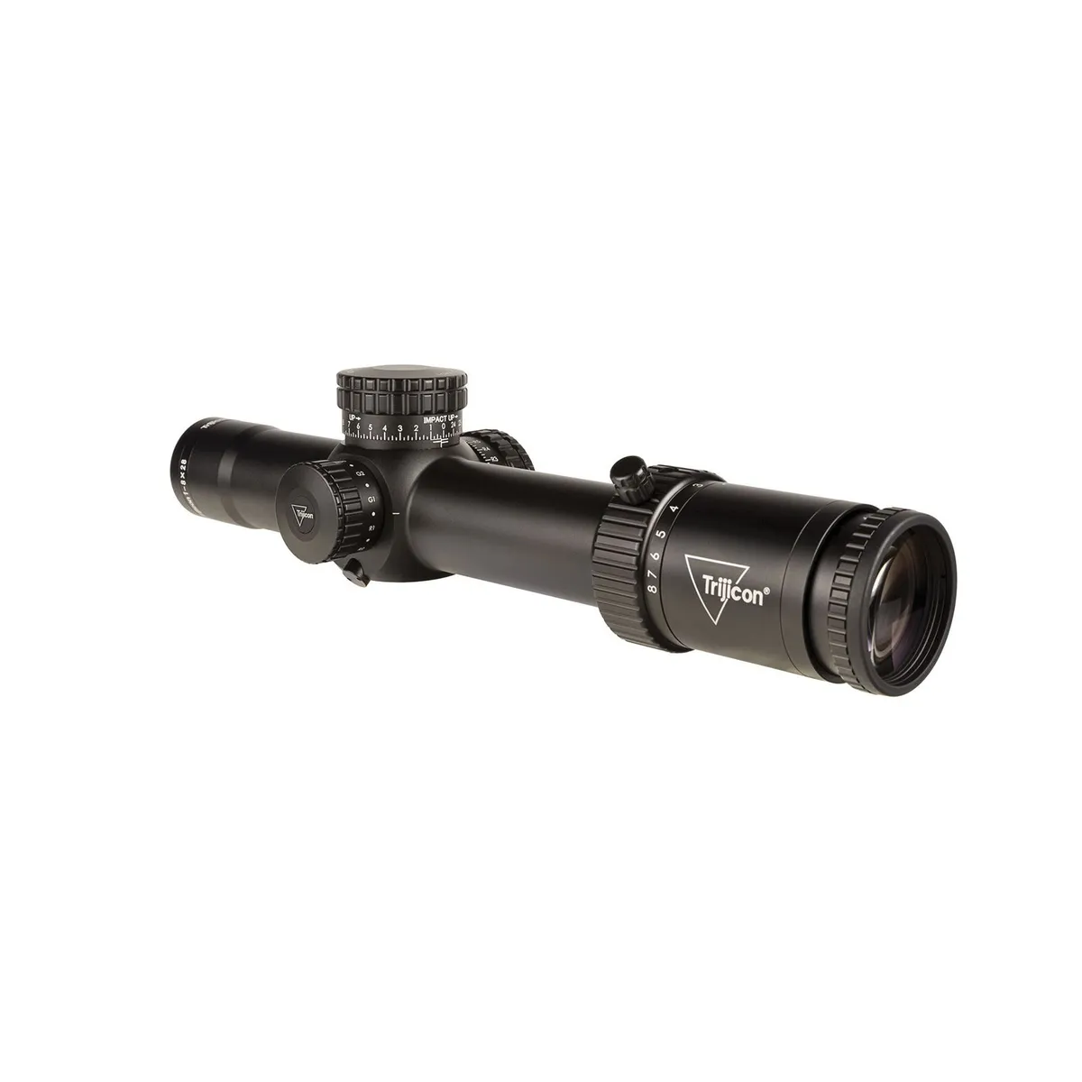 Trijicon Credo HX 1-6x24mm Illuminated Red MOA Segmented Circle (FFP) Riflescope - 2900021 - Rifle Scope, vista 3