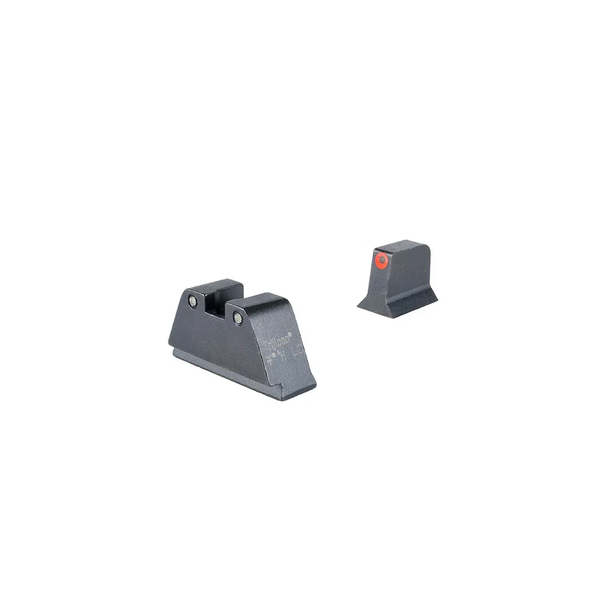 Trijicon Night Sight Set - Front/Rear Green Illuminated Sights for Reliable Low-Light Use - GL201-C-601136 - Iron Sights for AR-15 - view 2
