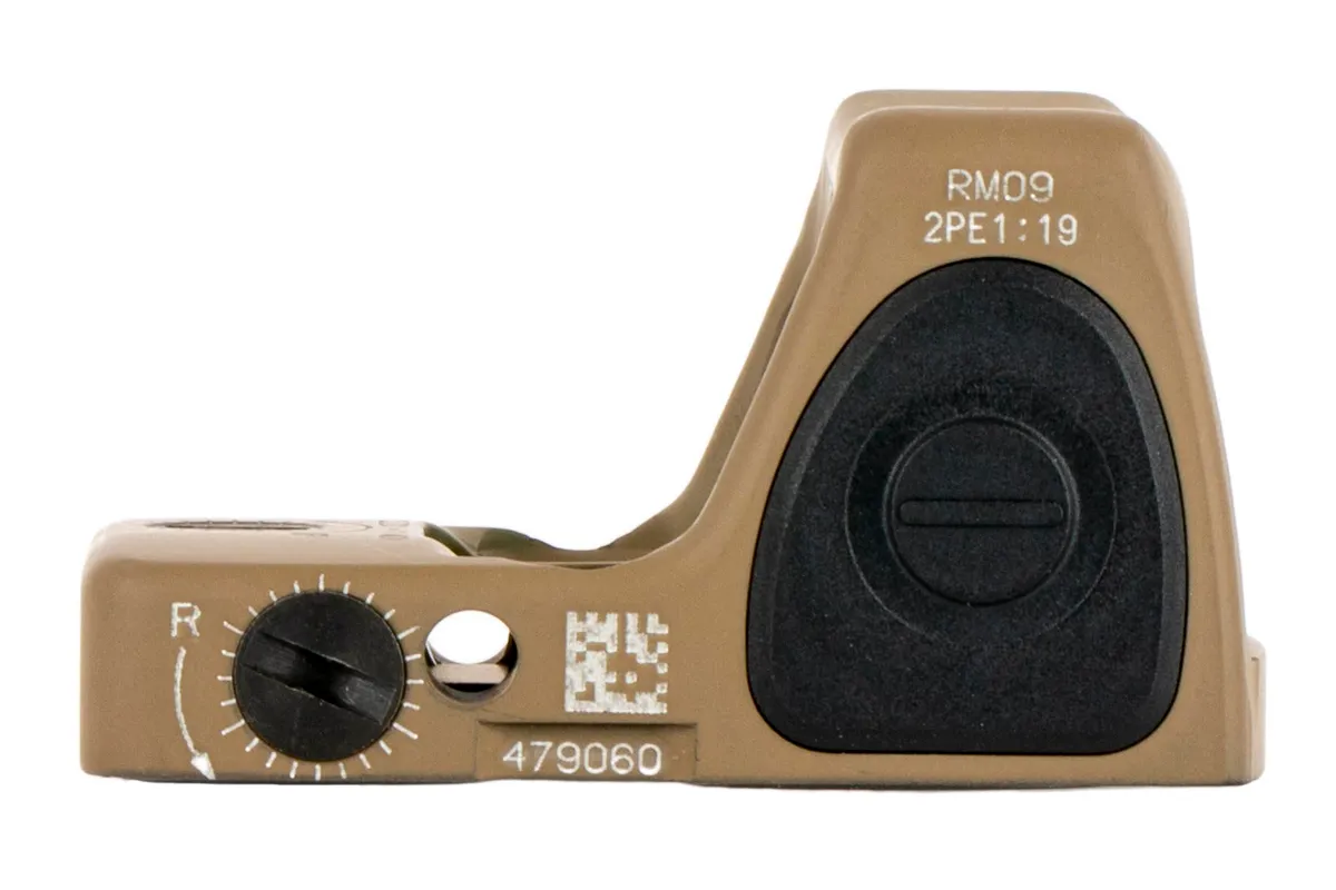 Trijicon RMR Type 2 Reflex Red Dot Sight Adjustable LED 1 MOA Red Dot Cerakote Flat Dark Earth - Optic - view 2