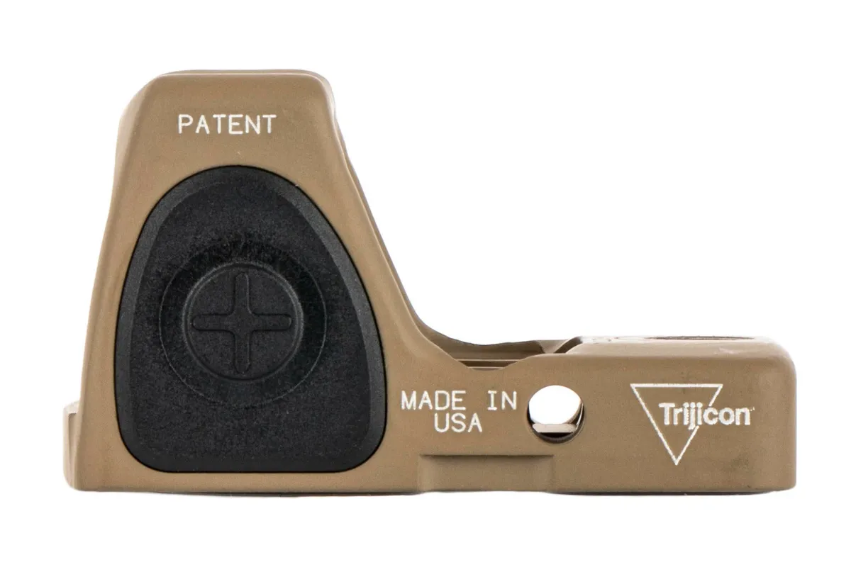 Trijicon RMR Type 2 Reflex Red Dot Sight Adjustable LED 1 MOA Red Dot Cerakote Flat Dark Earth - Optic - view 5