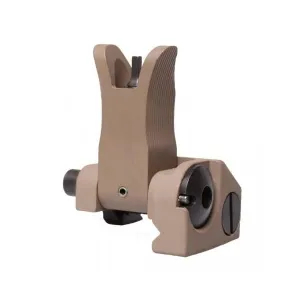 Troy Industries Troy BattleSight AR-15 Iron Sight Front Flip Up, FDE - SSIG-FBS-FMFT-00 - Iron Sights for AR-15 - view 1