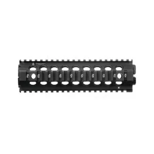 Troy Industries Troy Drop-In Mid-Length BattleRail, Black - SRAI-MRF-D9BT-00 - Handguard for AR-15, vista 1