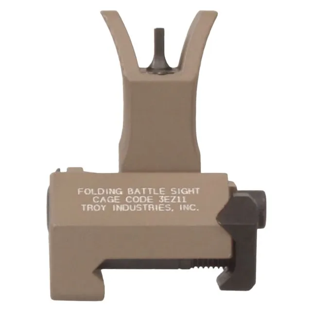 Troy Industries, Inc. 1.34" Flip-Up Front Sight Aluminum Dark Earth - Front Sight for AR-15 - view 1