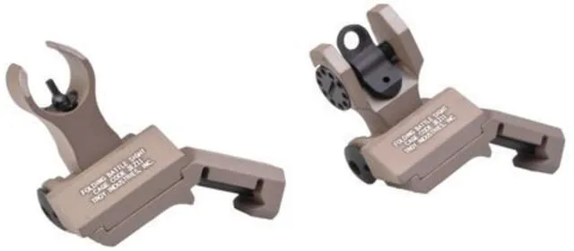 Troy Industries, Inc. Ar-15 Flip-Up 45 Degree Offset Sight Set Black - Iron Sights for AR-15 - view 2