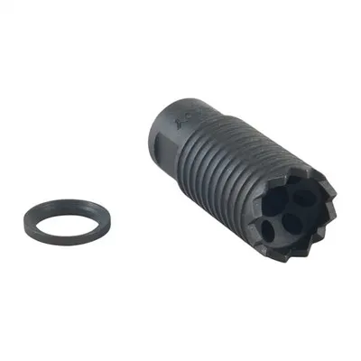 Troy Industries, Inc. Claymore Muzzle Brake 22 Caliber 1/2-28 Steel Black - Muzzle Device for AR-15, vista 1