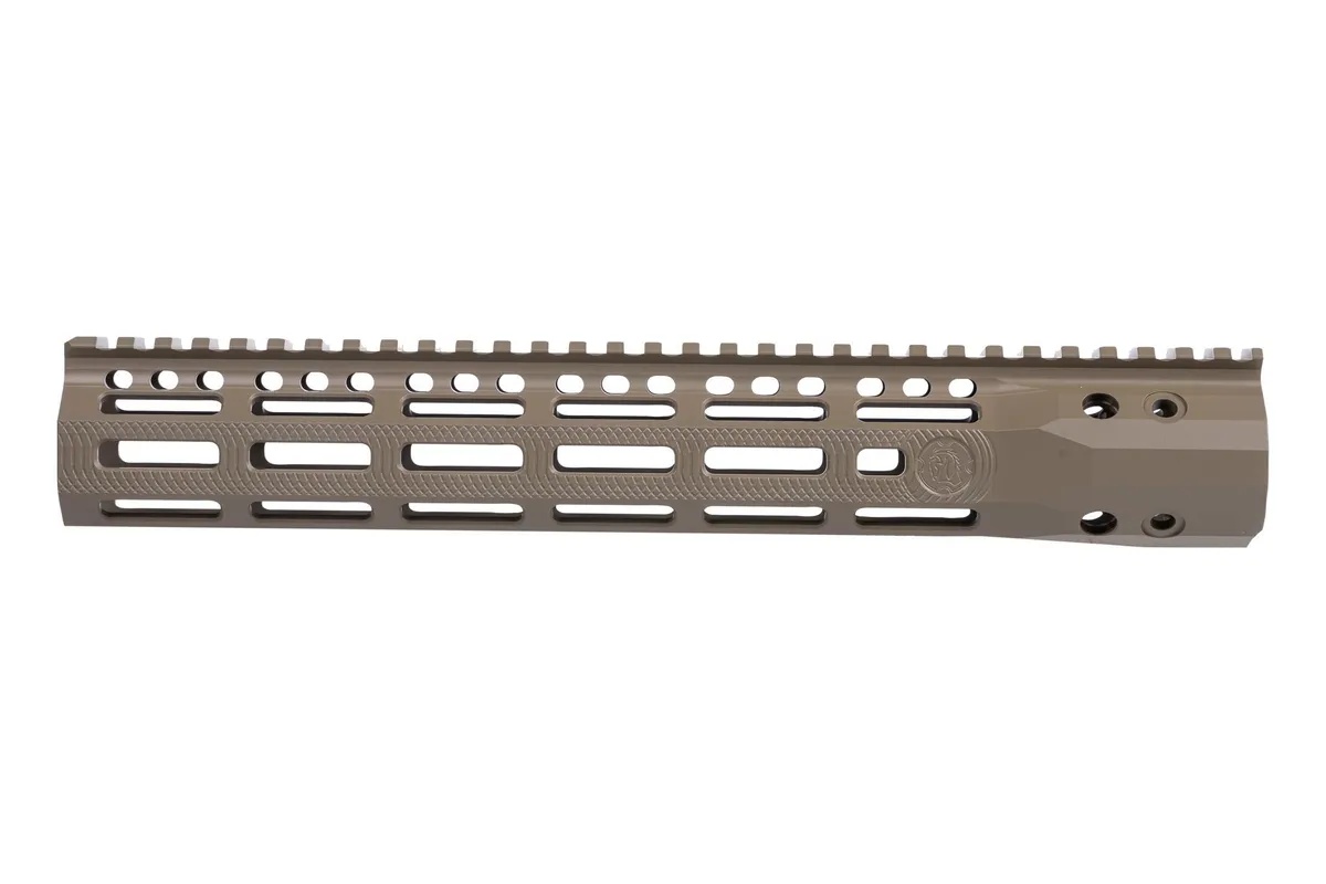 Troy Industries SOCC Gen 2 Free Float M-LOK Handguard AR-15 Aluminum Battle Rail FDE 12.5in - Handguard for AR-15 - view 2