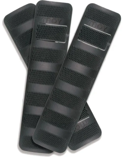 Troy Industries Troy 6.2in Battle Rail Covers 3 Pack Black - Handguard for AR-15 - view 1