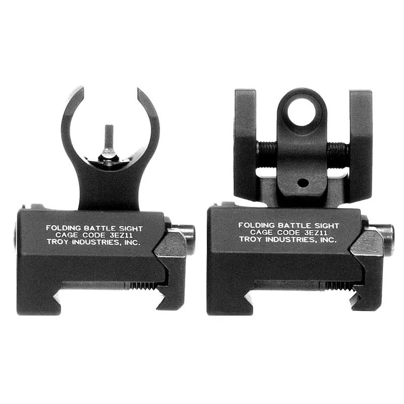 Troy Industries TROY BattleSight Micro Front and Rear Picatinny Sights (SSIG-IAR-SMBT-00) - Iron Sights for AR-15 - view 1