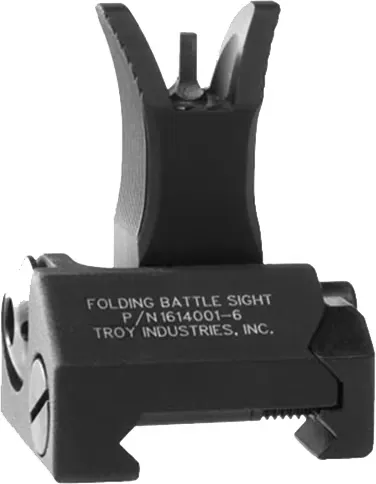 Troy Industries Troy Ind SSIGFBSFMBT01 Tritium BattleSights Front Sight Folding Green Black for M4, M16 - Front Sight for AR-15 - view 1