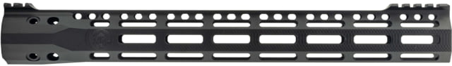Troy Industries X Series Free Float M-LOK Handguard AR-15 Aluminum Battle Rail Black 15.125in - Handguard for AR-15 - view 1