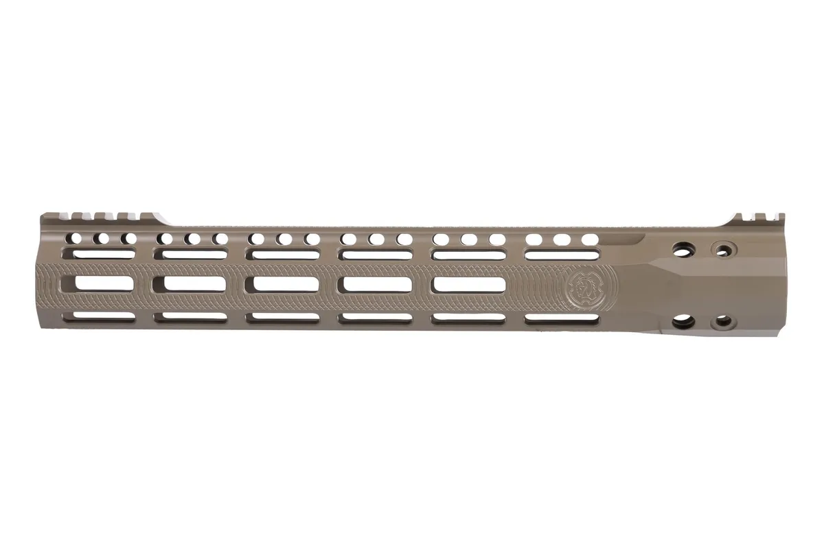 Troy Industries X Series Free Float M-LOK Handguard AR-15 Aluminum Battle Rail FDE 12.5in - Handguard for AR-15 - view 2