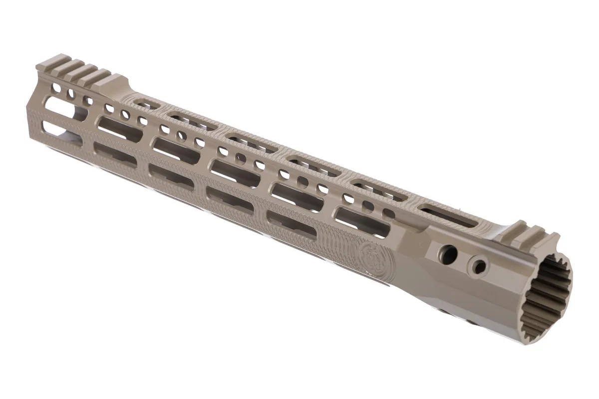 Troy Industries X Series Free Float M-LOK Handguard AR-15 Aluminum Battle Rail FDE 12.5in - Handguard for AR-15 - view 3