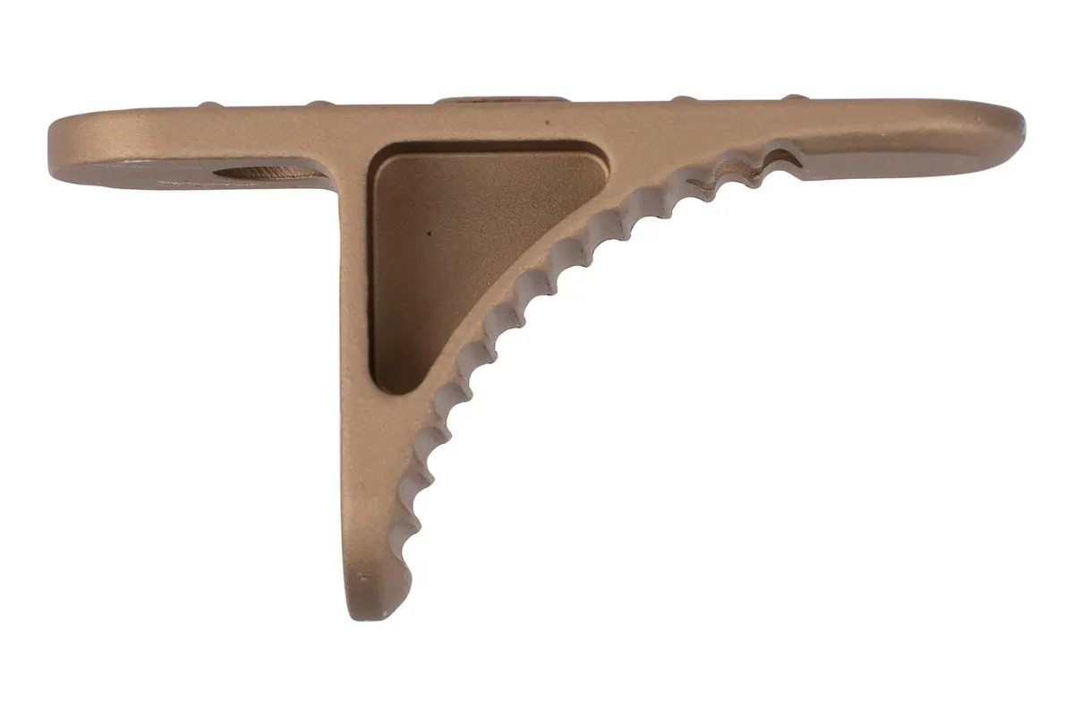 True North Concepts Aluminum M-LOK GripStop - Earth Brown - Foregrip for AR-15, vista 1