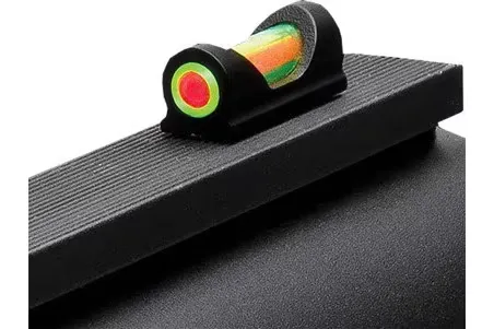 Truglo Fat Bead TG948AD Dual Color Fiber Optic Front Sight, 6-48 Thread, 0.120" Fiber Diameter - Front Sight for AR-15, vista 1