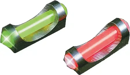 Truglo Fat Bead TG948AR Fiber Optic Red Shotgun Front Sight 6-48 Thread .100" Bead CNC Steel - Front Sight for AR-15, vista 1