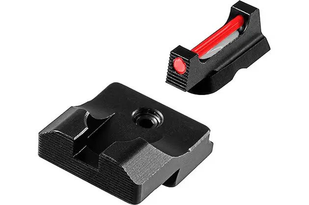 TruGlo Fiber-Optic Pro Sight Front/Rear, Red/Black - TGTG132CZ - Iron Sights for AR-15 - view 1