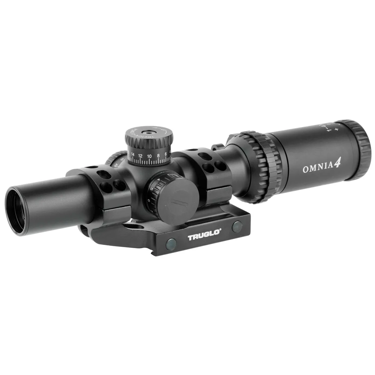 Truglo OMNIA 1-4x24mm Rifle Scope - A.P.T.R Illuminated Reticle - Rifle Scope, vista 1
