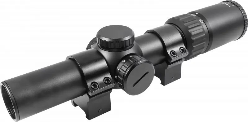 TruGlo Opti-Speed 1-4x24mm Illuminated BDC Crossbow Scope - TG8514BLC - Rifle Scope - view 2