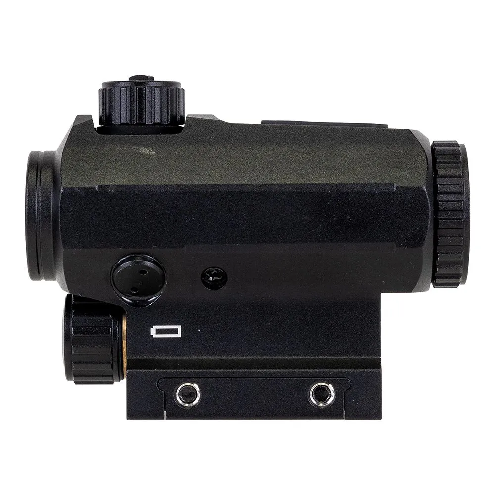 Truglo PR1 Prism, Red Dot, 1X25, 6 MOA Red Dot with Outer Ring, Black, Includes Lens Covers - Optic - view 4