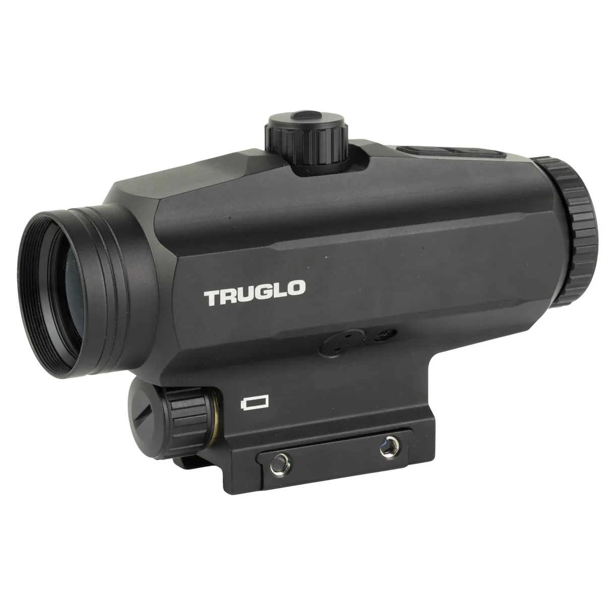 Truglo PR3 Prism, Red Dot, 1x32mm, 6 MOA Red Dot with Outer Ring, Black, Includes Lens Covers - Optic, vista 1