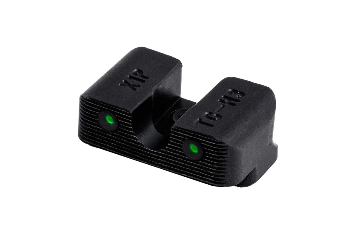 TruGlo TG-231X1C Tritium Pro Night Sights Square Green - Iron Sights for AR-15, vista 1