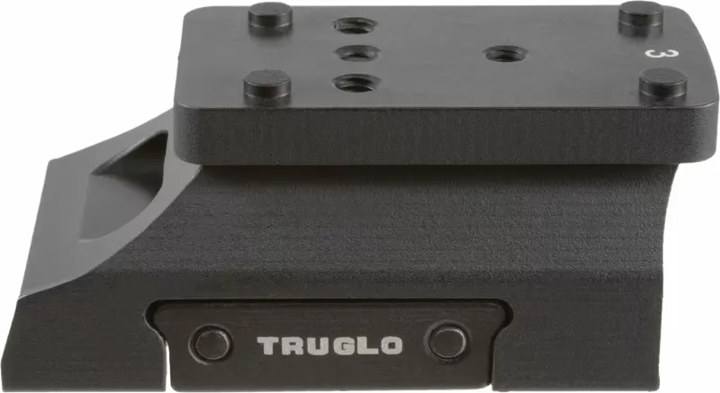 TruGlo TG-TG8977B Riser Mount Black Anodized Universal Aluminum AR Platform - Optic Mount - view 1