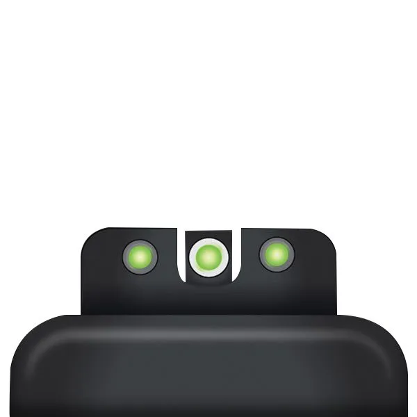 TruGlo Tritium Pro Night Sight Set for CZ P10/10C Pistols, Green with White Outline Front/Green with Black Rear - TG231CZ2W - Iron Sights for AR-15 - view 1