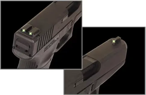TruGlo Tritium Set Springfield Armory XD Sights TG231X - Iron Sights for AR-15, vista 1