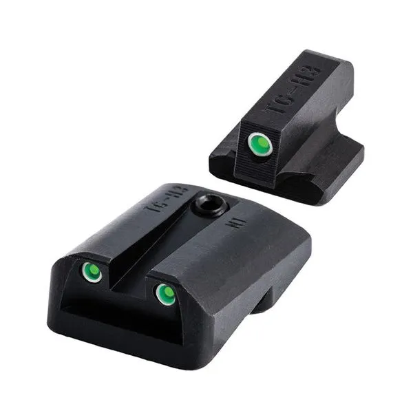 TruGlo Tritium Sight Front/Rear, Green/Green - TGTG231N2 - Iron Sights for AR-15 - view 1
