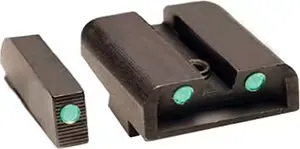 Truglo Tritium Sights Fit Front & Rear Sig #6 Front/#8 Rear Front Green/Rear Green - Iron Sights for AR-15, vista 2