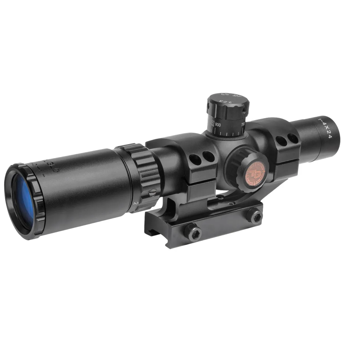 TRUGLO Tru-Brite 30 Series 1-4x24mm Rifle Scope with Mount - MIL-DOT Reticle - Rifle Scope - view 2