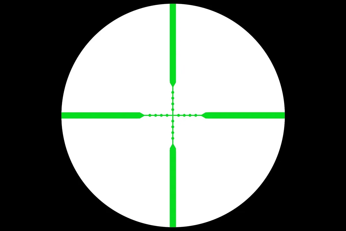 TRUGLO Tru-Brite Rifle Scope 1-6x 24mm Illuminated Power Ring Duplex Mil Dot Reticle Matte Black - Rifle Scope - view 5