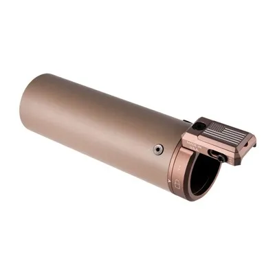 Modtac U-Rac Suppressor Shield With Rail Attachment - Suppressor Shield W/U-Rac 7''''x2'''' Coyote Tan W/Tan Hardware - Suppressor - view 1