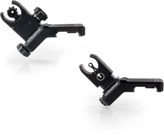 Ultradyne C2 Folding Front and Rear Sight Combo - Aperture - Iron Sights for AR-15 - view 2