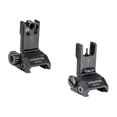 Ultradyne C2 Folding Front And Rear Sight Combos - C2 Folding Front And Rear Sight Combo - Blade - Rear Sight for AR-15 - view 1