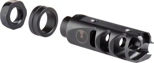 Ultradyne USA 5.56MM/223REM MERCURY Brake Fits AR-15 Rifles w/ 1/2x28 Threads, Black Stainless Steel - UD10670 - Muzzle Device for AR-15 - view 2