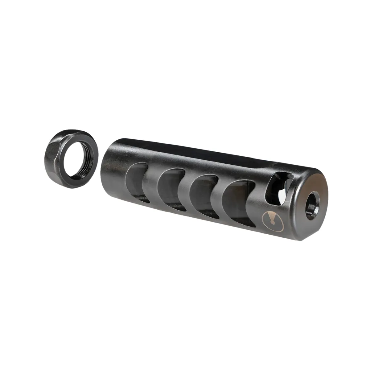 Ultradyne USA 6.5 Creedmoor Pegasus Compensator Muzzle Brake w/ 5/8x24 Thread, Steel Nitride - UD10240 - Muzzle Device for AR-15 - view 3
