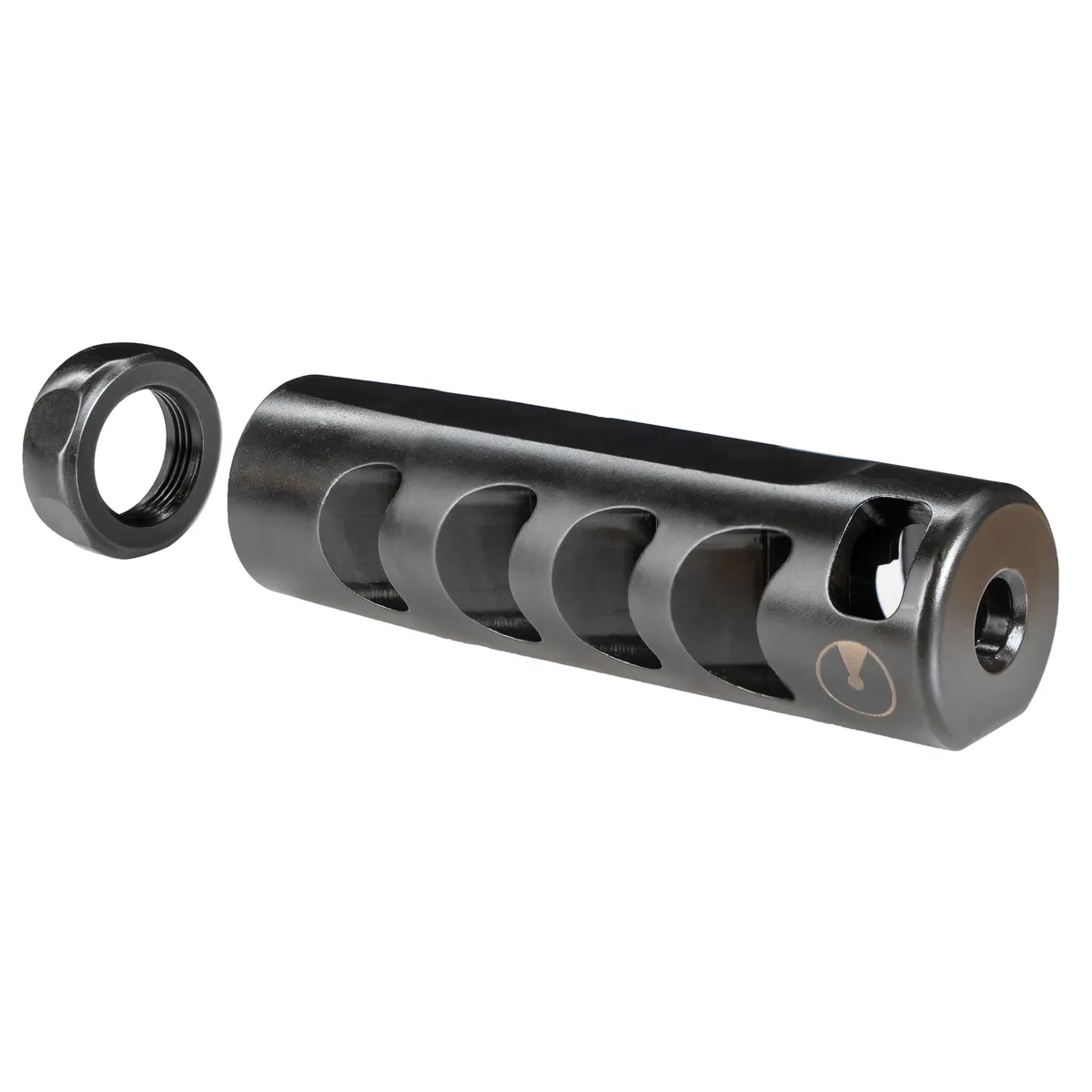 Ultradyne USA Apollo LR, Compensator, 30 Caliber, 5/8X24, Rated For .300 WIN Mag - Muzzle Device for AR-15, vista 1