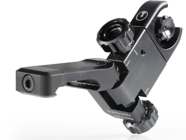 Ultradyne Usa C4 Offset Folding Rear Sight - Rear Sight for AR-15 - view 5